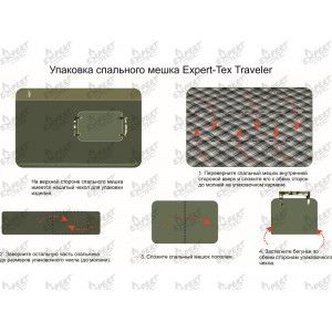 Спальный мешок-одеяло Traveler [ Expert-Tex ]
